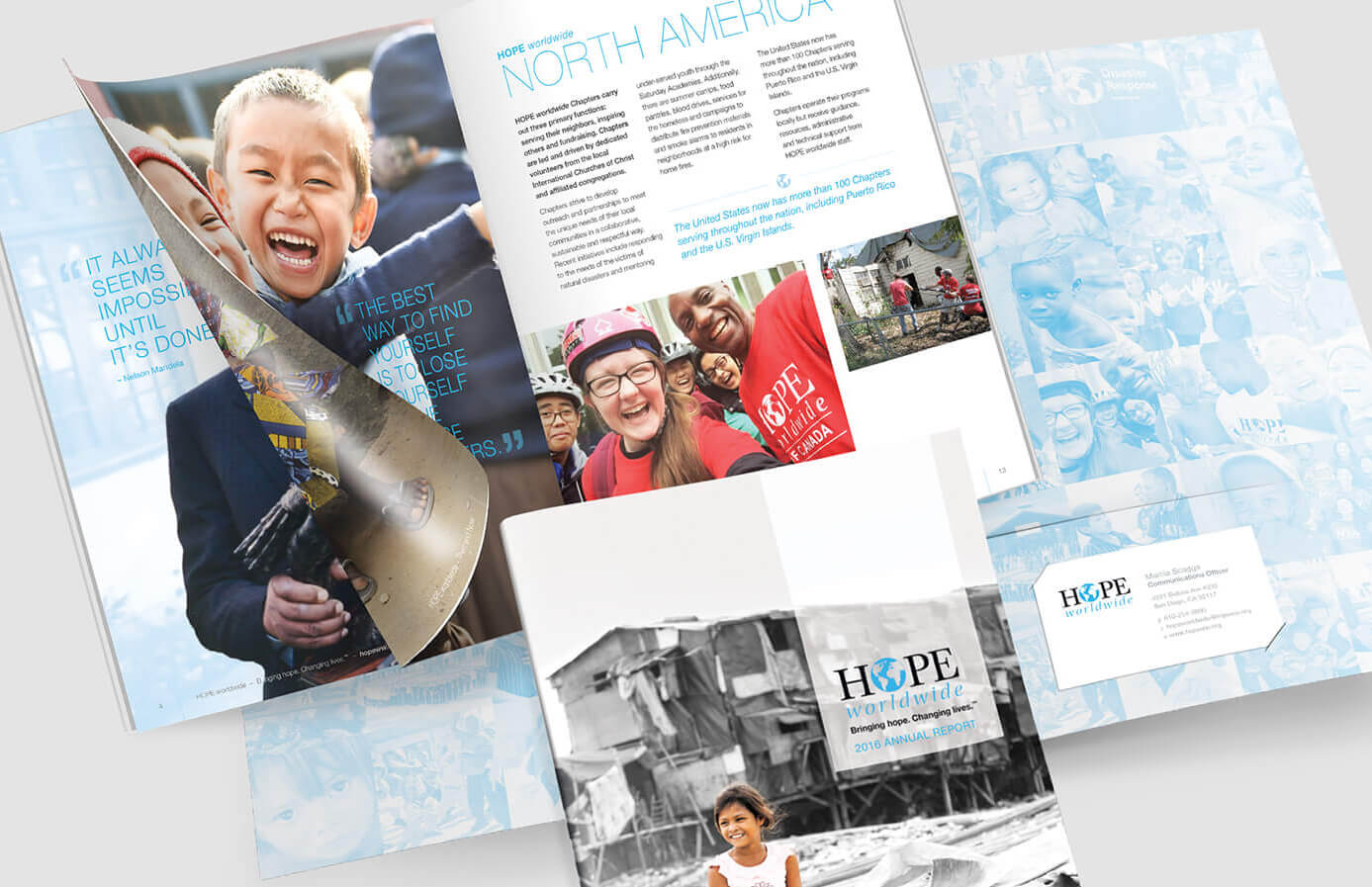 Graphic Design for Nonprofit Pocket Folder