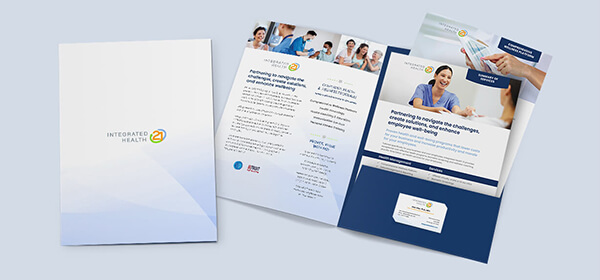 Pocket Folder and Inserts for a National Health Company