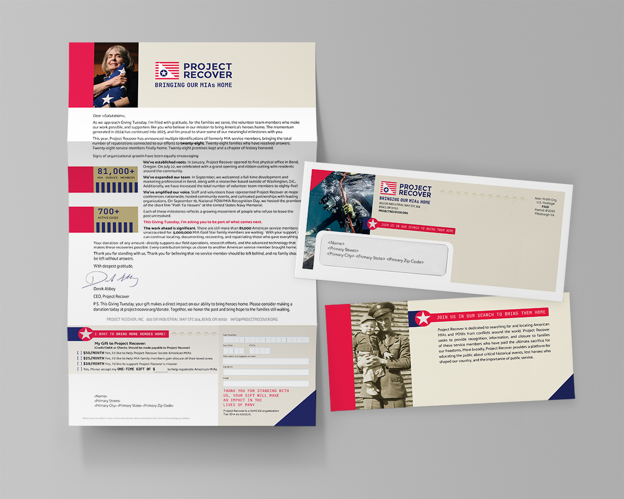 Project Recover Nonprofit Fundraising Campaign