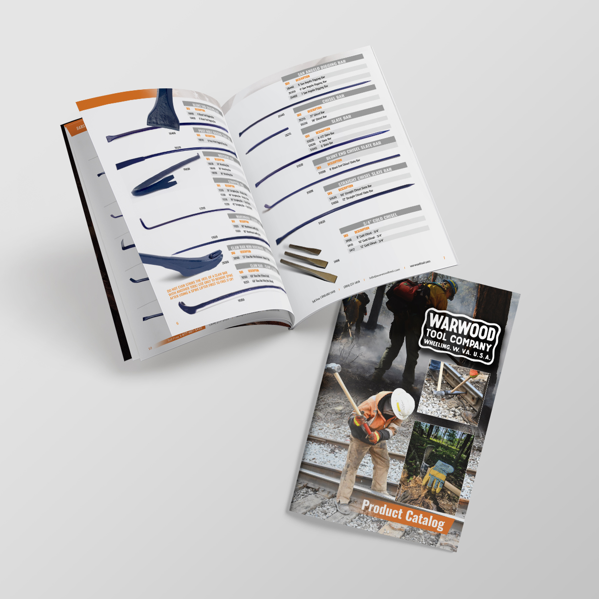 Warwood Tool Catalog design