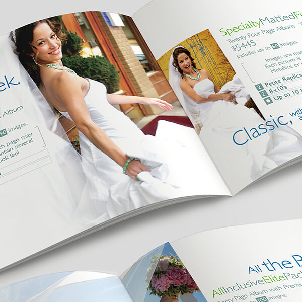 Design for a Wedding Photographer's Brochure and Price list