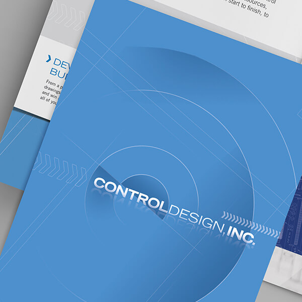 Industrial Controls Manufacturer 8-Panel Brochure Design