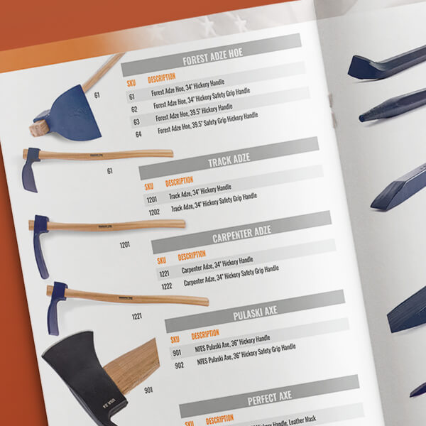 Warwood Tool Catalog design