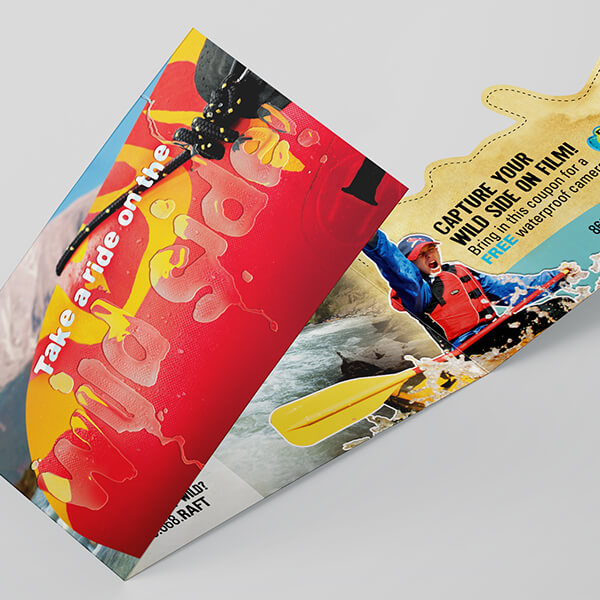 Fun Colorful Brochure Design with Die Cut