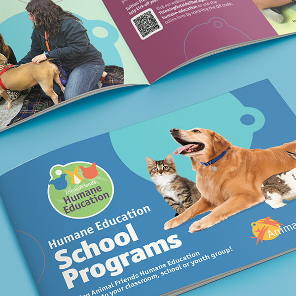 Nonprofit Animal cause program brochure design