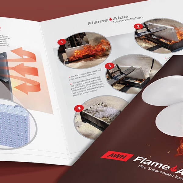 Brochure Design for Fire Prevention Product